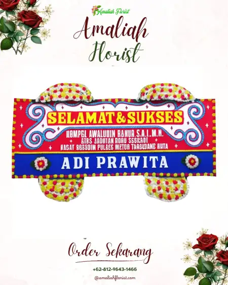 Papan Bunga Ucapan Selamat Amahusu
