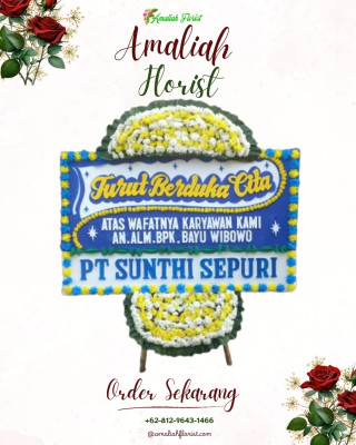 Papan Bunga Duka di Amahusu