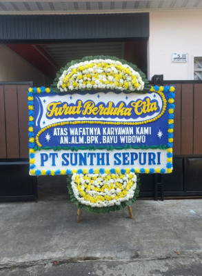 Papan Bunga Duka di Amahusu
